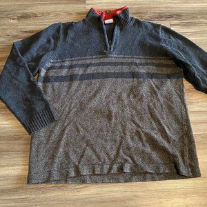 columbia half zip sweater size XL